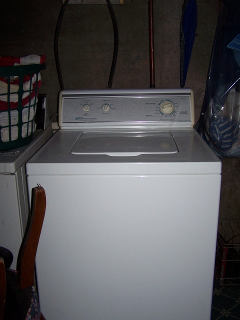 Oh, Happy Day, My New Washer.