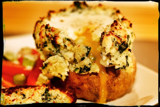 Florentine Twice Baked Potato