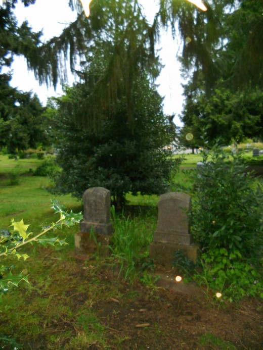 Civil War Cemetery Eugene Oregon.Day time orb photos are rare, but as you can see in the botom right of this photo.... 
