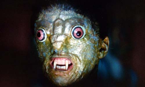 THE SUPER-VILLAIN, "REPTILE" WAS NO MATCH FOR SUPERMAN, THE MAN OF STEEL.