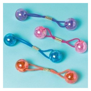 Hair elastics, or medieval torture instruments?  You make the call...