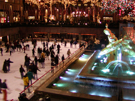 Rockefeller Center Ice Skating   © Eric Heifetz 