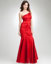 one shoulder taffeta rhinestone gown. Web exclusive