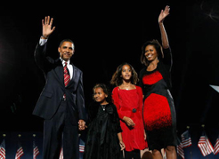 Michelle's famous "Red" dress.