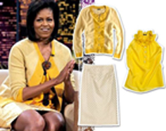 The "J.Crew" Leno outfit.