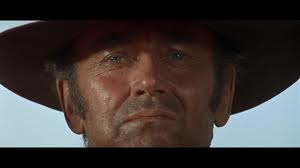 Henry Fonda in one of Leone's famous severe close-ups