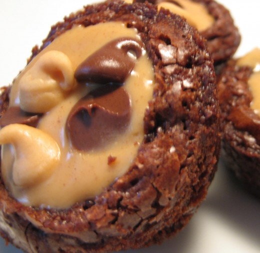 Peanut Butter Brownie Bites