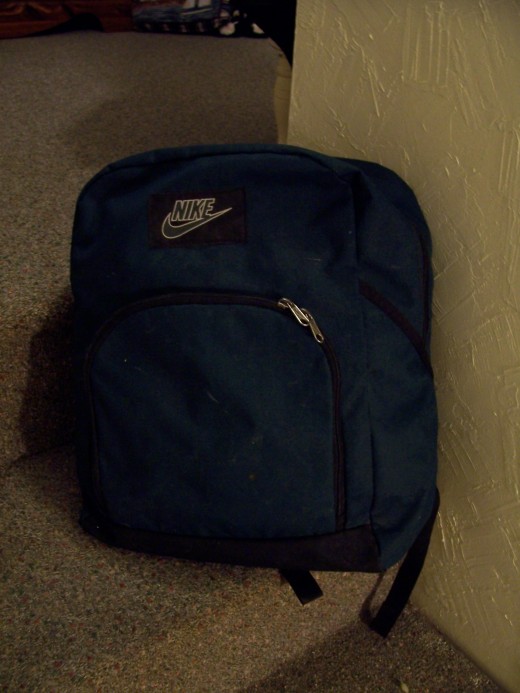My battered old back pack.