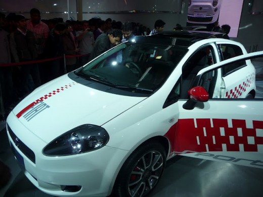 Photograph of Fiat Grande Punto 2010 auto expo New Delhi - Sports model