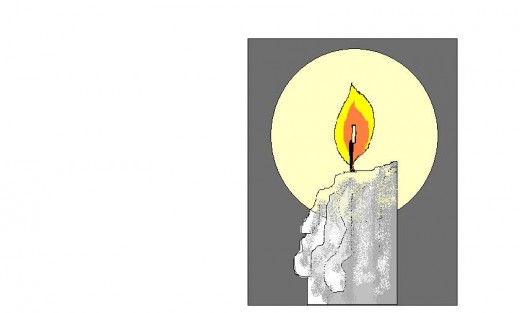 The candle is the ever faithful servant