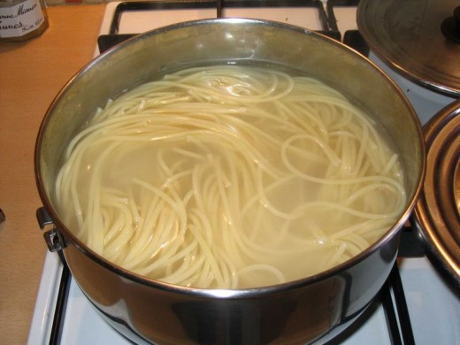 Use  lid when you're cooking pasta