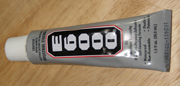 E6000 multi-purpose adhesive, the best all-around adhesive for craft projects, except those involving Styrofoam™.