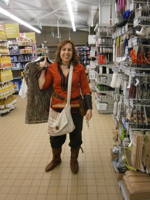 Off to war with women and you end up shopping for clothes. 