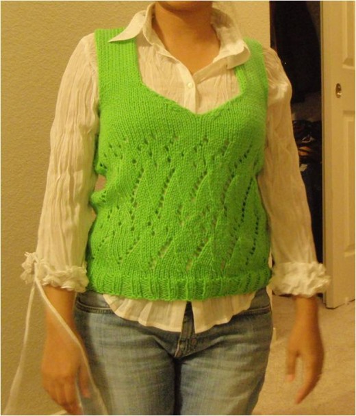 What I ended up knitting together