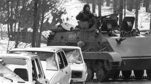 Serbian terror at Bloody Easter (Krvavi Uskrs) in 1991