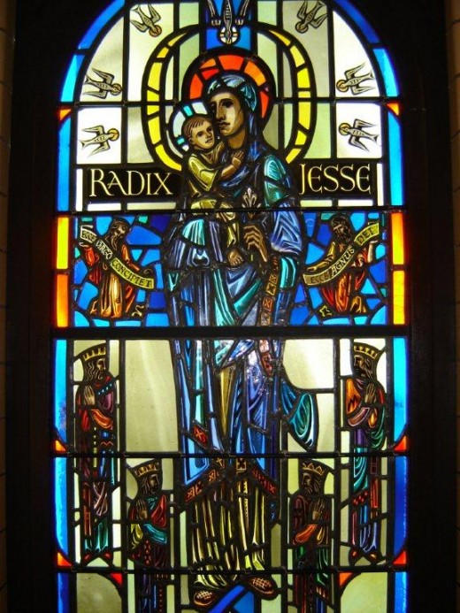 A Restored Stained Glass Window from the Julienne Convent, Dayton, OH