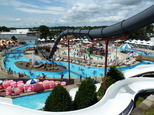 Lazy river in water wizz 