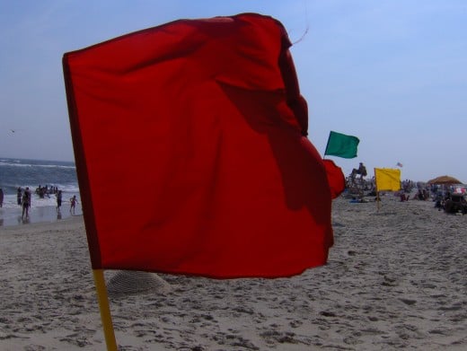 Red, yellow, green flags all signal our relationship's health.