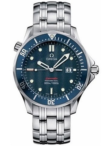 Omega Men's 2221.80.00 Seamaster 300M "James Bond" Blue Dial Watch - 2013 Top 10 Ultimate Birthday Gifts for Men, by Rosie2010