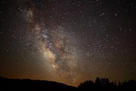 The sky at night perhaps the way that Abraham saw it the night when God challenged him to number them and then confirmed that so too his seed would be. (Genesis 15:5)