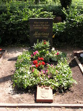 Marlene's Grave In Berlin 
