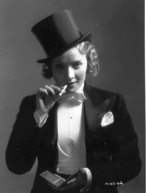 Marlene Dressed In Mens Clothing 