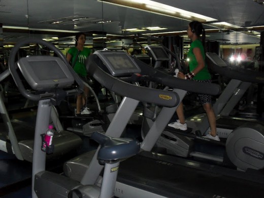 Gym inside the Claridges Hotels and Resorts in Aurangzeb Road New Delhi located near the Lodi Estate.