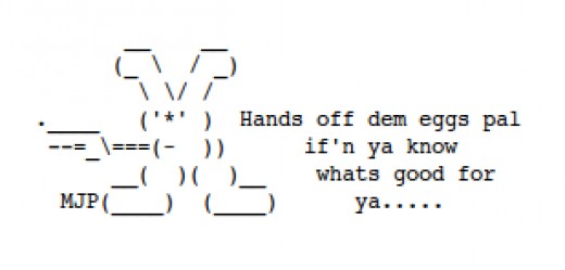 easter bunnies and chocolate rabbits in ascii text art easter bunnies and chocolate rabbits in ascii text art