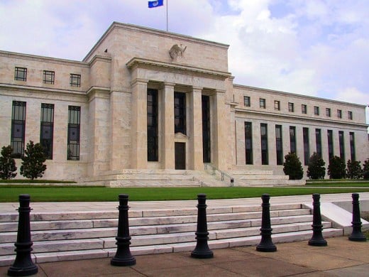 The Federal Reserve headquarters building in Washington, DC. The private bank in "Fed" clothing, helping to bring an end to the world as we know it.