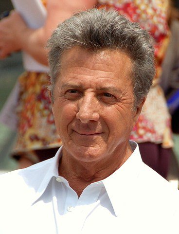 Star of the 1992 movie, Hero (Accidental Hero), Dustin Hoffman at the 2008 Cannes Film Festival.