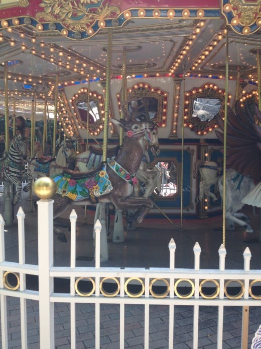 The Wildlife Carousel is a favorite with chlidren of all ages. 