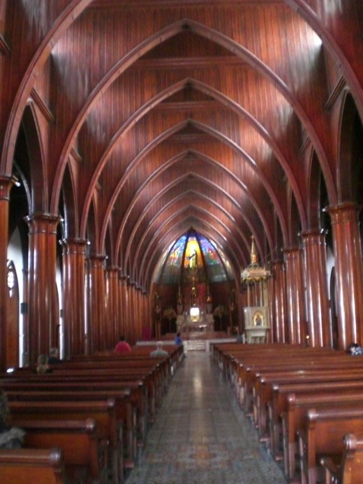 The church at Manizales.