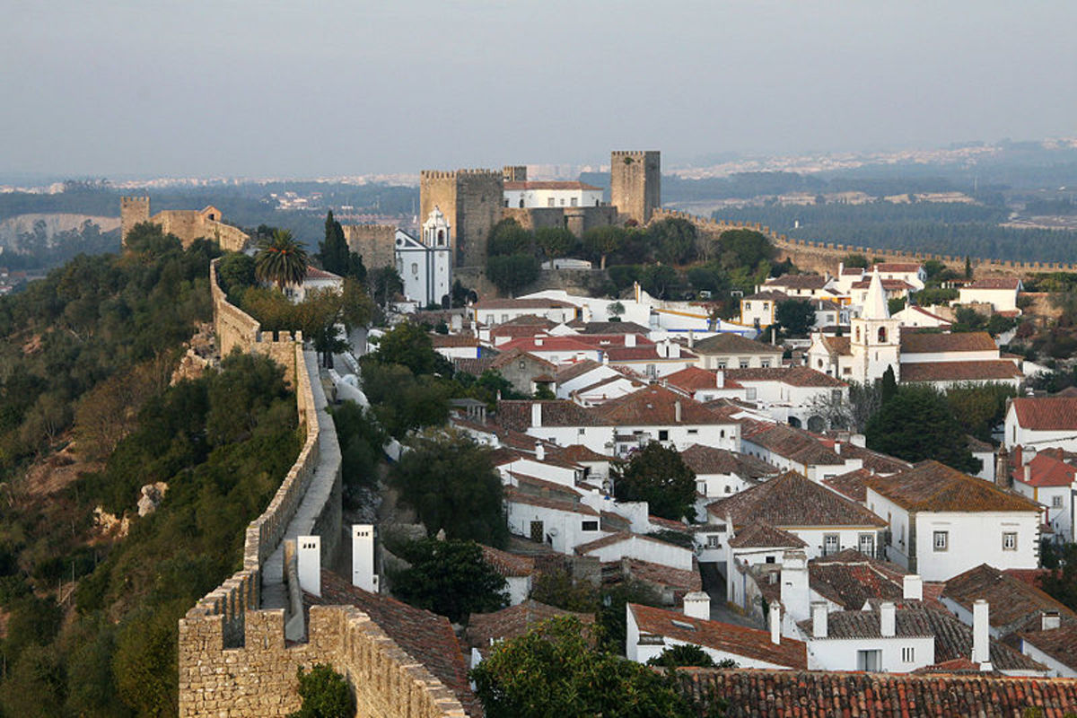 Obidos is a walled city
