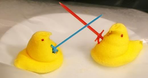 why the fighting? maybe they should give peeps a chance!