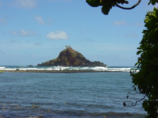 A small island off the coast of Maui