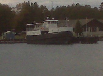 60ft steel-hulled ferry that has since become a Cayman pirate ship.