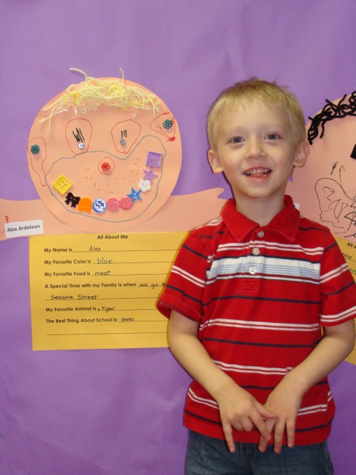 You can even have your young guests create self portraits.