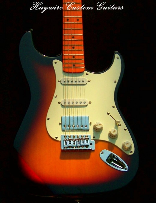Haywire Custom Guitars Sunburst Fat Strat