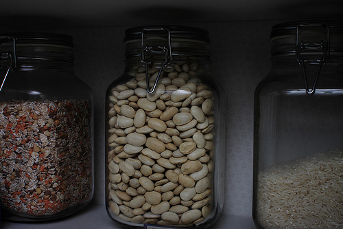 A pot of cooked beans can go a long way when you need to eat for cheap.