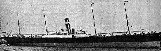 SS Montrose, subsequently sank in 1914