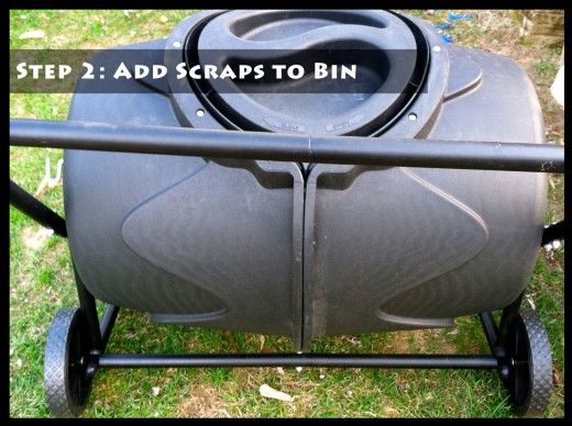 Step 2: Add Scraps to Bin