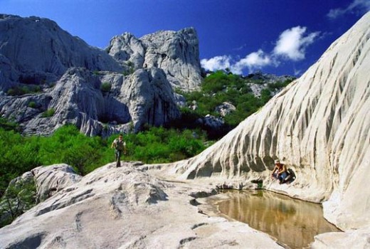 Paklenica National Park is located at one of the most beautiful parts of Velebit, the central mountain range in Croatia (Hrvatska).