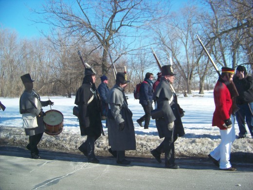 Get close to re-enactors.