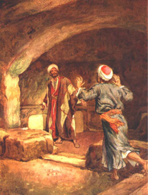 Photo 9 - Even though the women saw the empty tomb first, a couple of the disciples needed to go see for themselves!