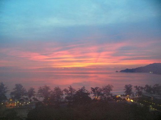 Beautiful Phuket sunset