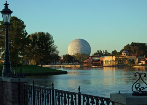 The giant sphere is the stand out feature of Epcot