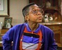 White in the role of Urkel. He wants a new image.