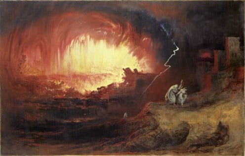 The Destruction of Sodom and Gomorrah, John Marin, 1852