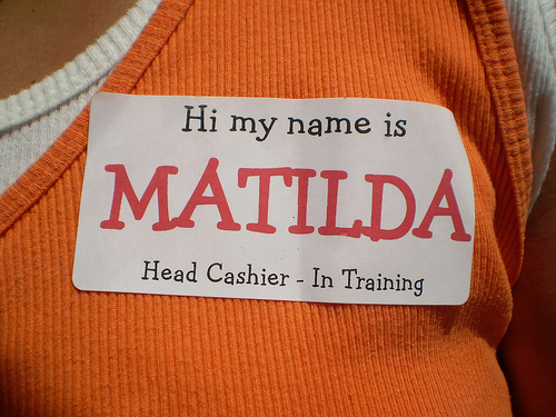 Brand thyself: name tags--marketing yourself the old school way