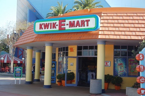 The Kwik-E-Mart at Universal Studios Florida;2009.